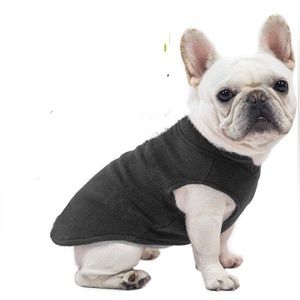 New Large Dog Fleece Vest Sweater Winter Jacket D-Ring Leash Cold Warm Shirt